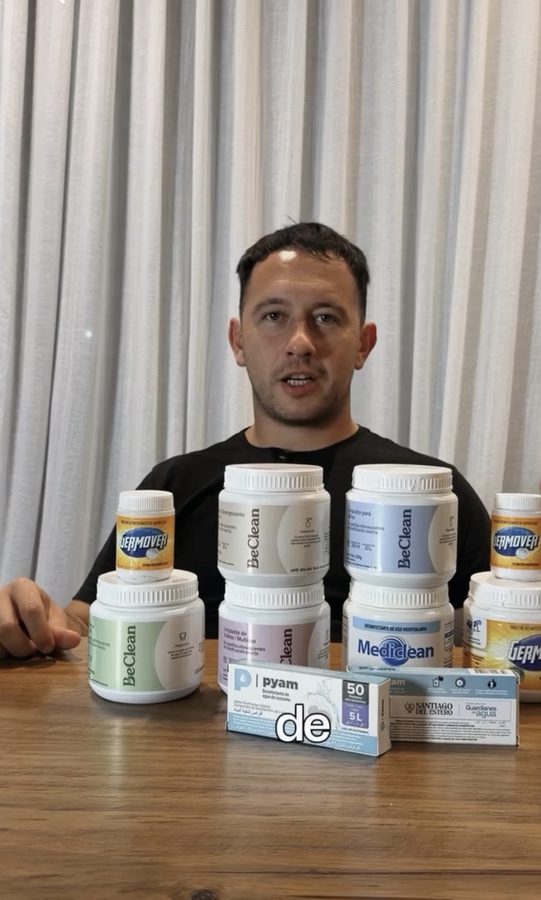 Presentación en video de la línea de productos, con PYAM al frente
